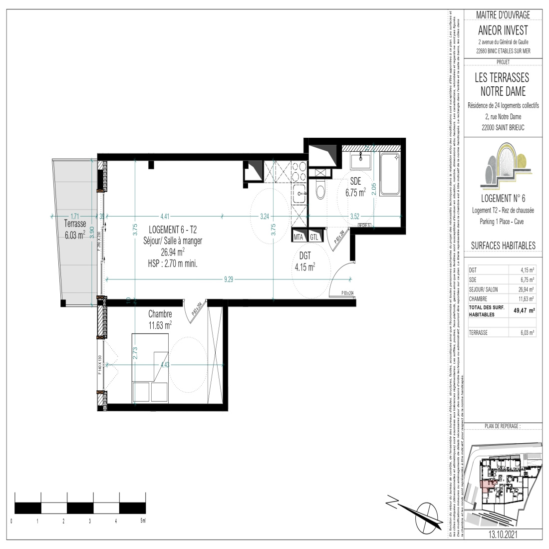 Offres programmes neufs 2 PIECES  49M²  Le Marchand Conseil Immobilier